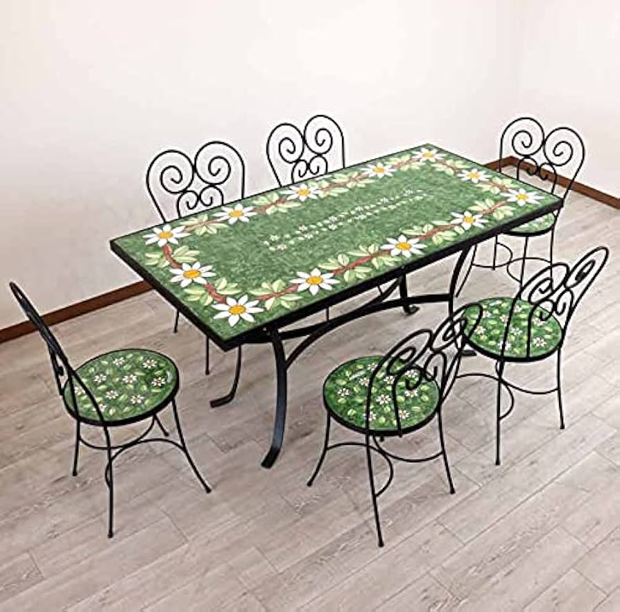 イタリア テーブルセット レモン グリーン ガーデン 3点セット 39cm イタリア テーブルセット レモン・グリーン ガーデンテーブル